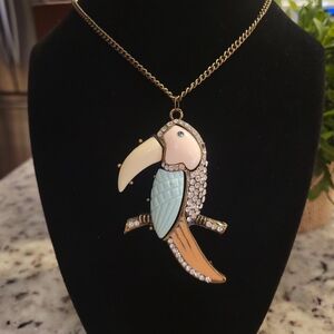 Toucan Bird Pendant Necklace